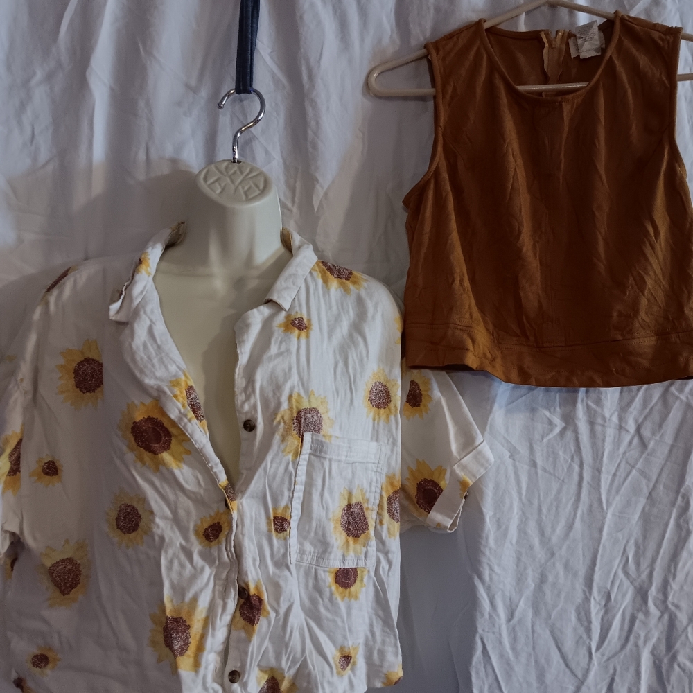 2 PC Women summer top set size L